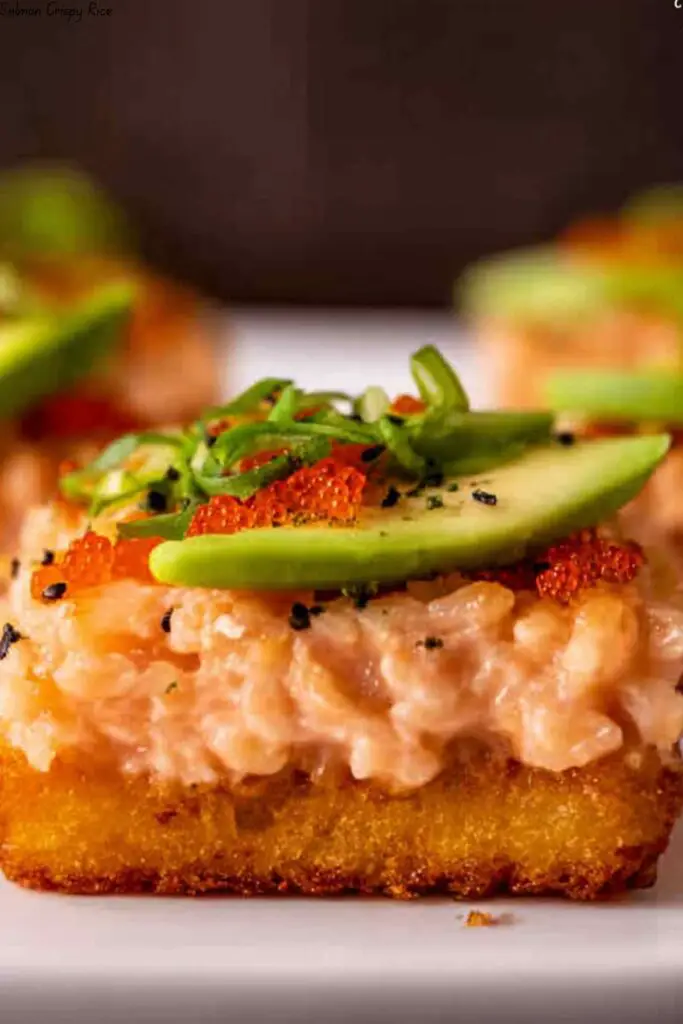 Salmon Crispy Rice 4 Salmon Crispy Rice