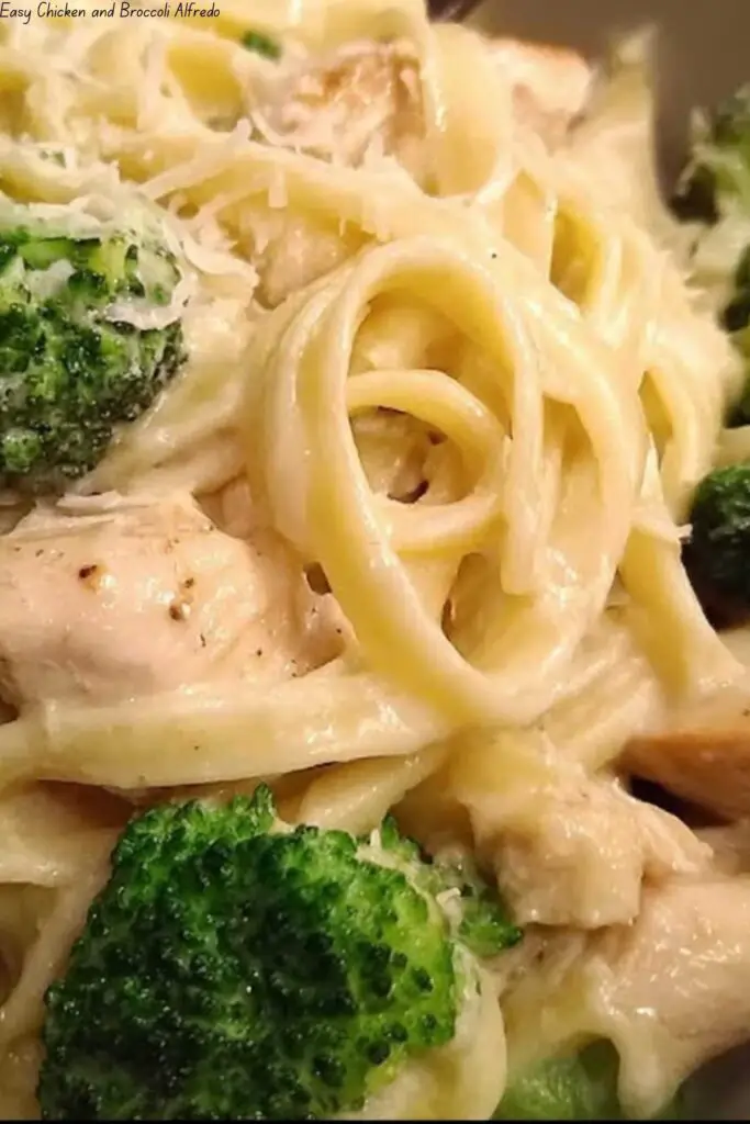 Easy Chicken and Broccoli Alfredo 4 Easy Chicken and Broccoli Alfredo