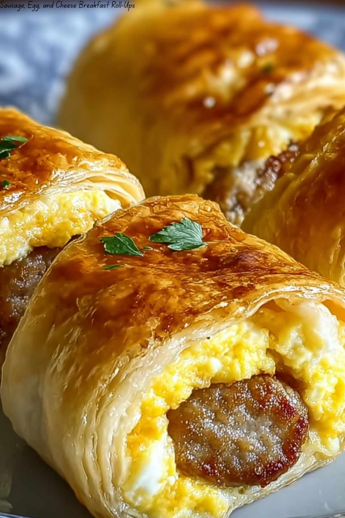 Sausage, Egg, and Cheese Breakfast Roll-Ups