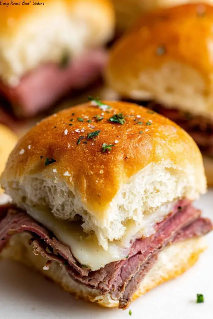 Easy Roast Beef Sliders 4 Easy Roast Beef Sliders