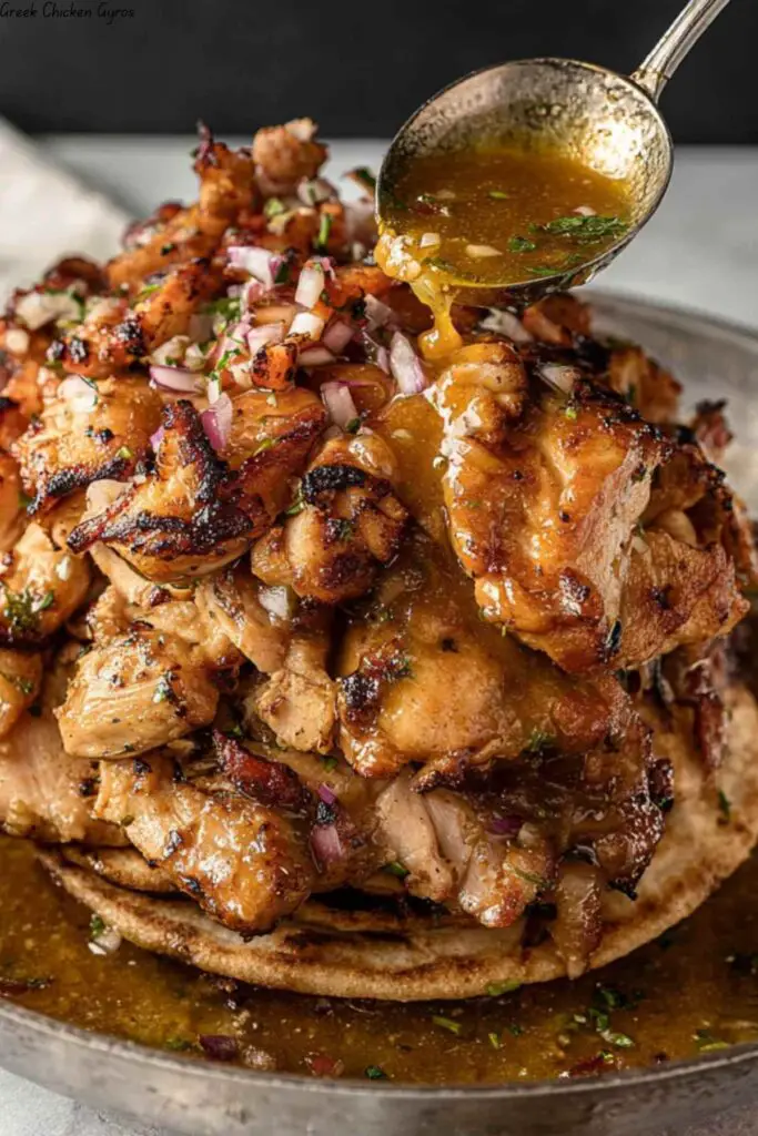 Greek Chicken Gyros 4 Greek Chicken Gyros