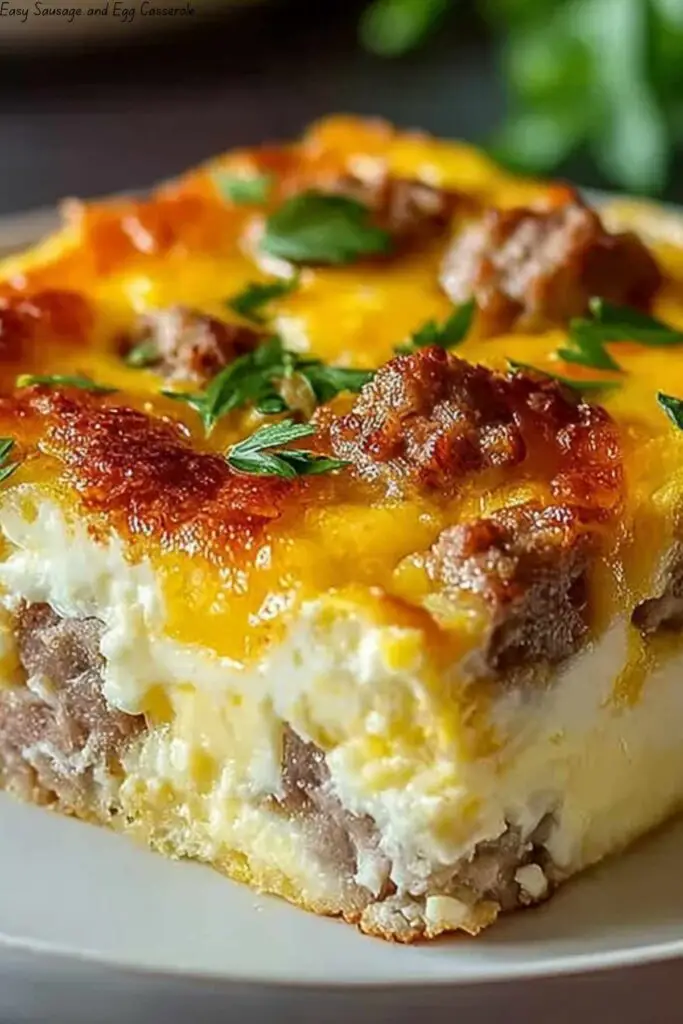 Easy Sausage and Egg Casserole 4 Easy Sausage and Egg Casserole