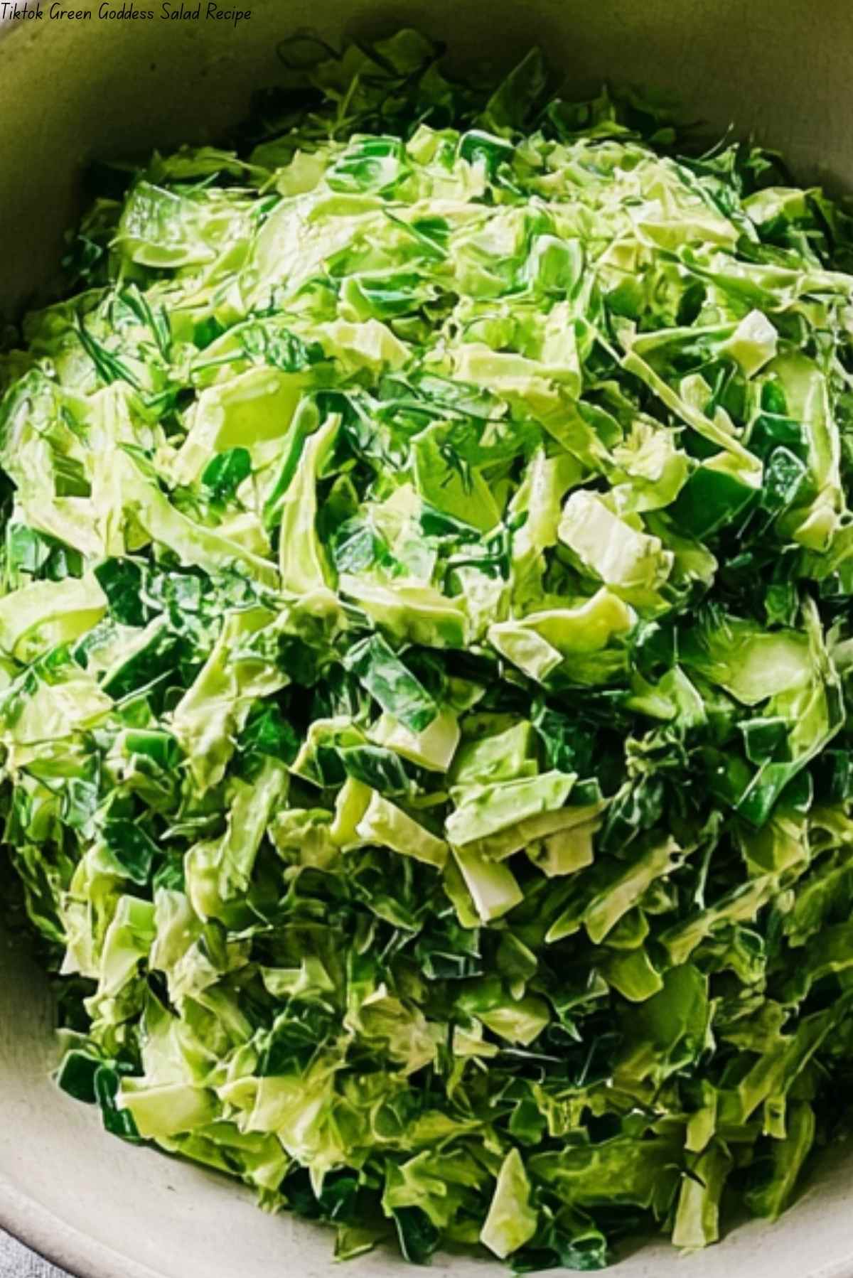 Tiktok Green Goddess Salad Recipe