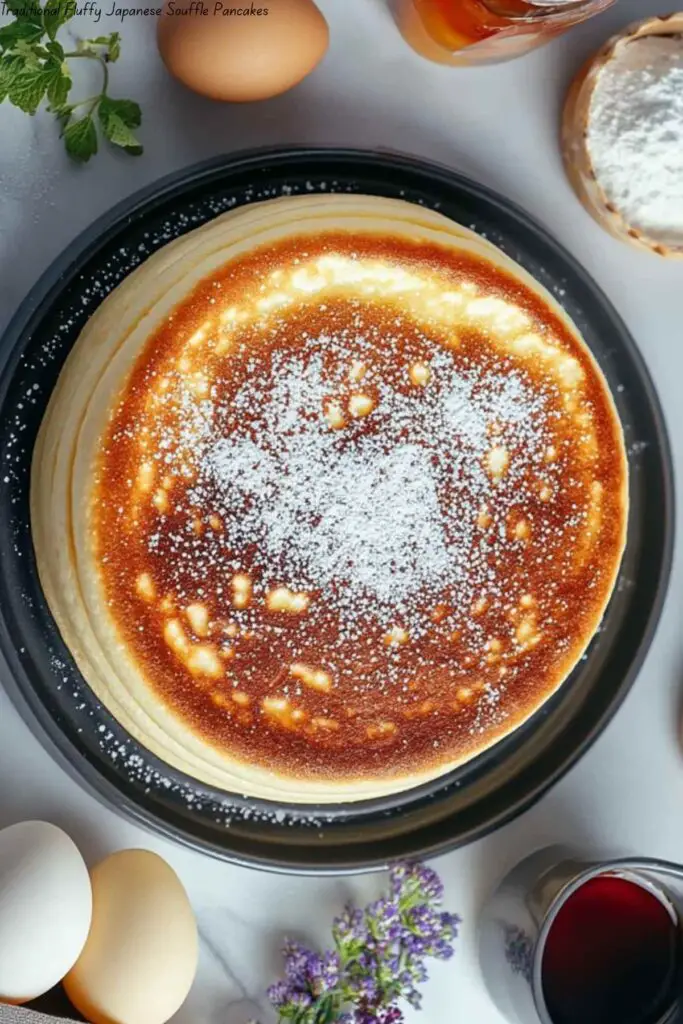 Traditional Fluffy Japanese Souffle Pancakes 4 Traditional Fluffy Japanese Souffle Pancakes