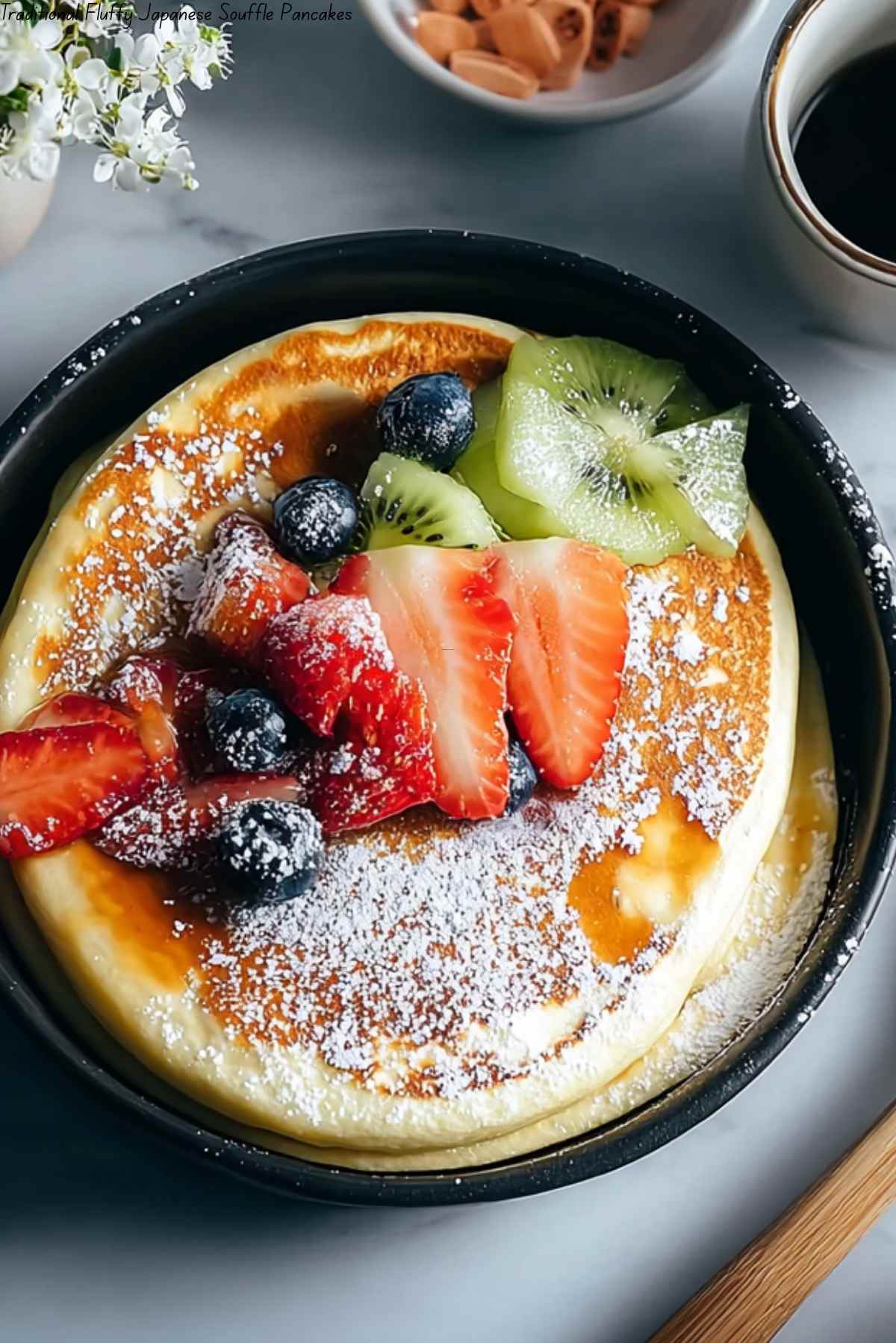 Traditional Fluffy Japanese Souffle Pancakes