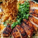 Fiery Chicken Ramen with Creamy Garlic Sauce 3 Fiery Chicken Ramen with Creamy Garlic Sauce