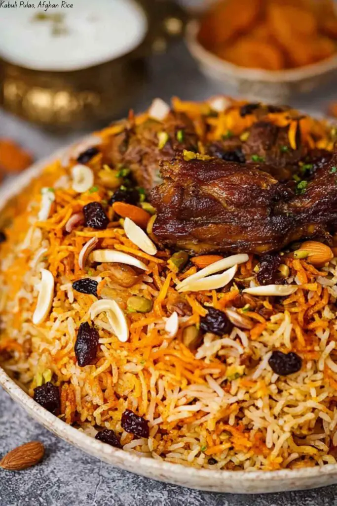 Kabuli Pulao, Afghan Rice 4 Kabuli Pulao, Afghan Rice