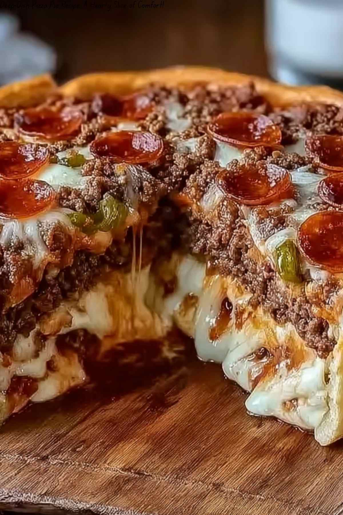 Deep-Dish Pizza Pie Recipe: A Hearty Slice of Comfort!