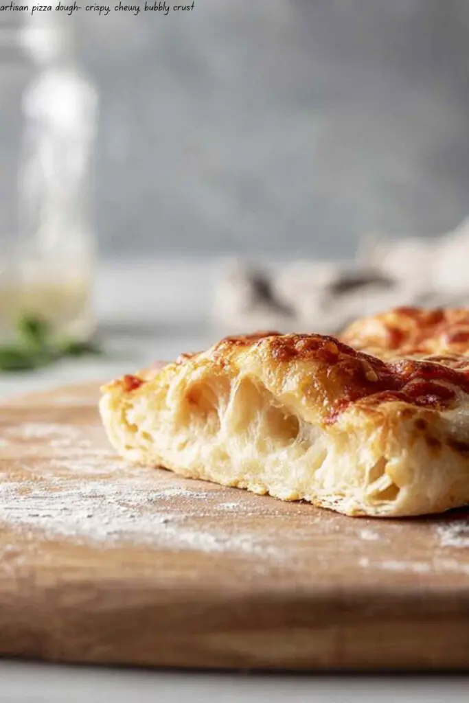 Artisan Pizza Dough - Crispy, Chewy, Bubbly Crust 4 Artisan Pizza Dough - Crispy, Chewy, Bubbly Crust