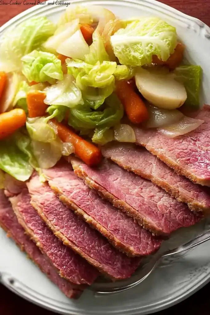 Slow-Cooker Corned Beef and Cabbage 4 Slow-Cooker Corned Beef and Cabbage
