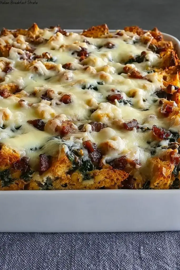 Italian Breakfast Strata 4 Italian Breakfast Strata