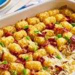 Chicken Bacon Ranch Tater Tot Casserole 5 Chicken Bacon Ranch Tater Tot Casserole