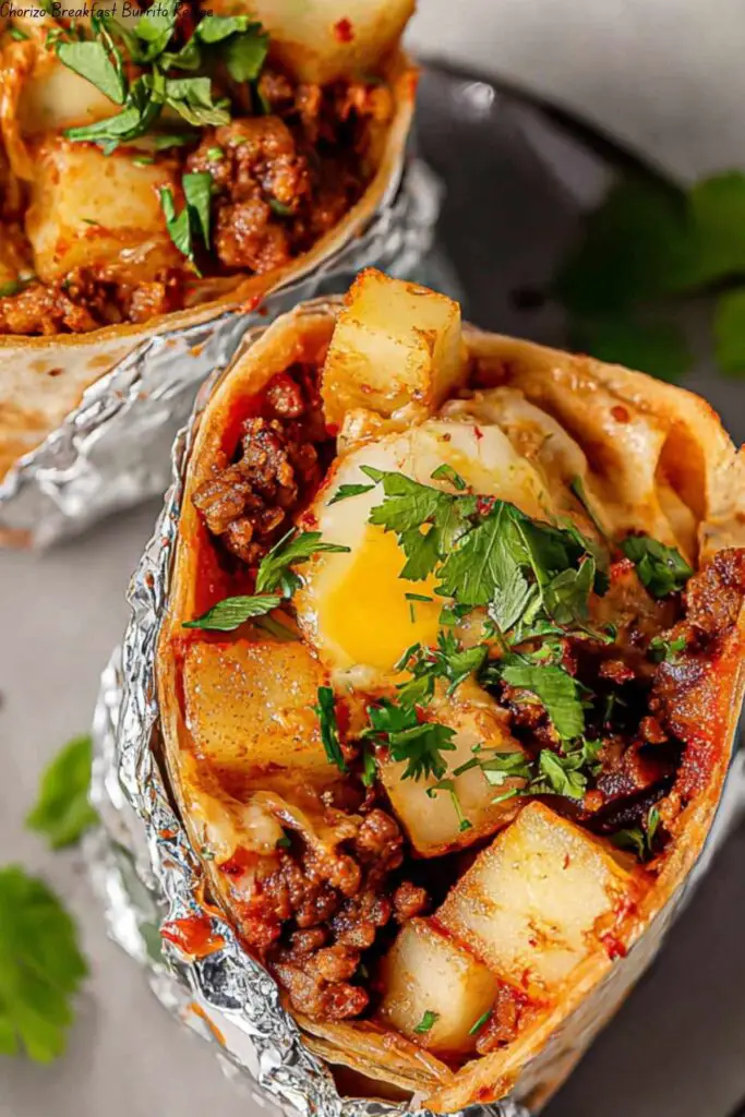 Chorizo Breakfast Burrito Recipe 4 Chorizo Breakfast Burrito Recipe
