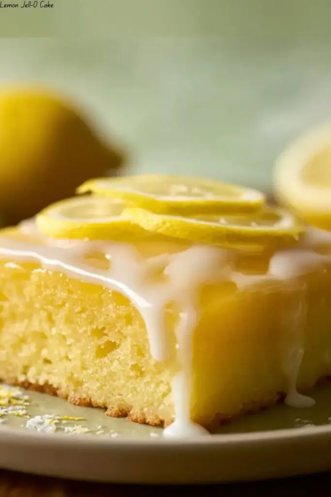 Lemon Jell-O Cake