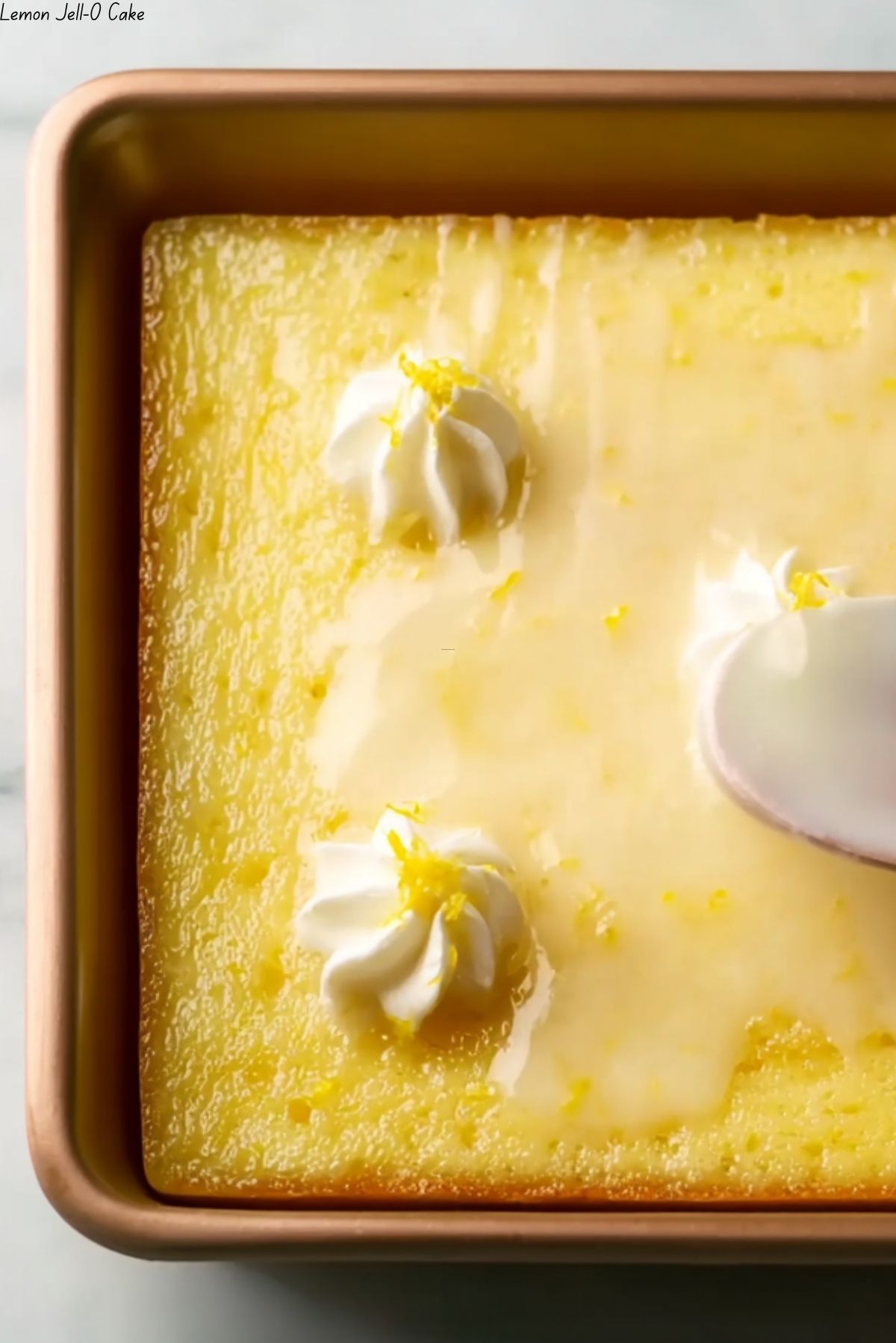 Lemon Jell-O Cake