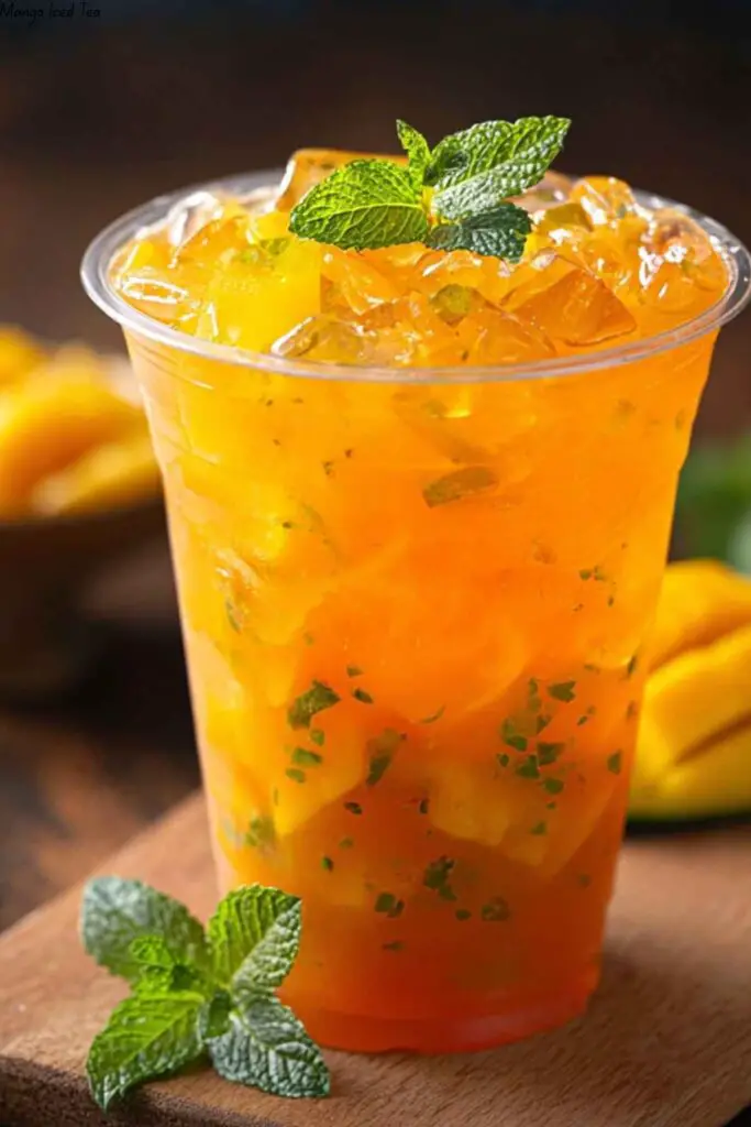 Mango Iced Tea 4 Mango Iced Tea