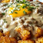 Tater Tot Breakfast Bowl with Sausage Gravy 5 Tater Tot Breakfast Bowl with Sausage Gravy