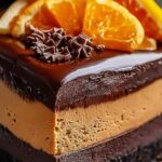 Chocolate Orange Cheesecake 3 Chocolate Orange Cheesecake