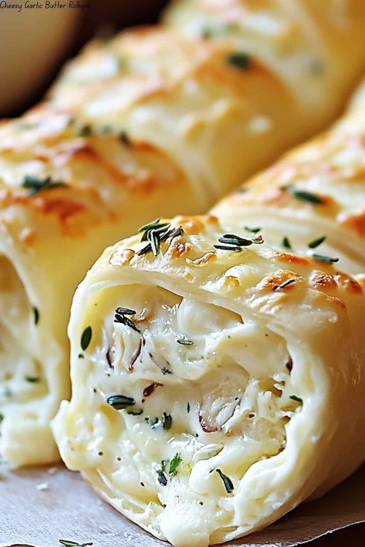 Cheesy Garlic Butter Rollups
