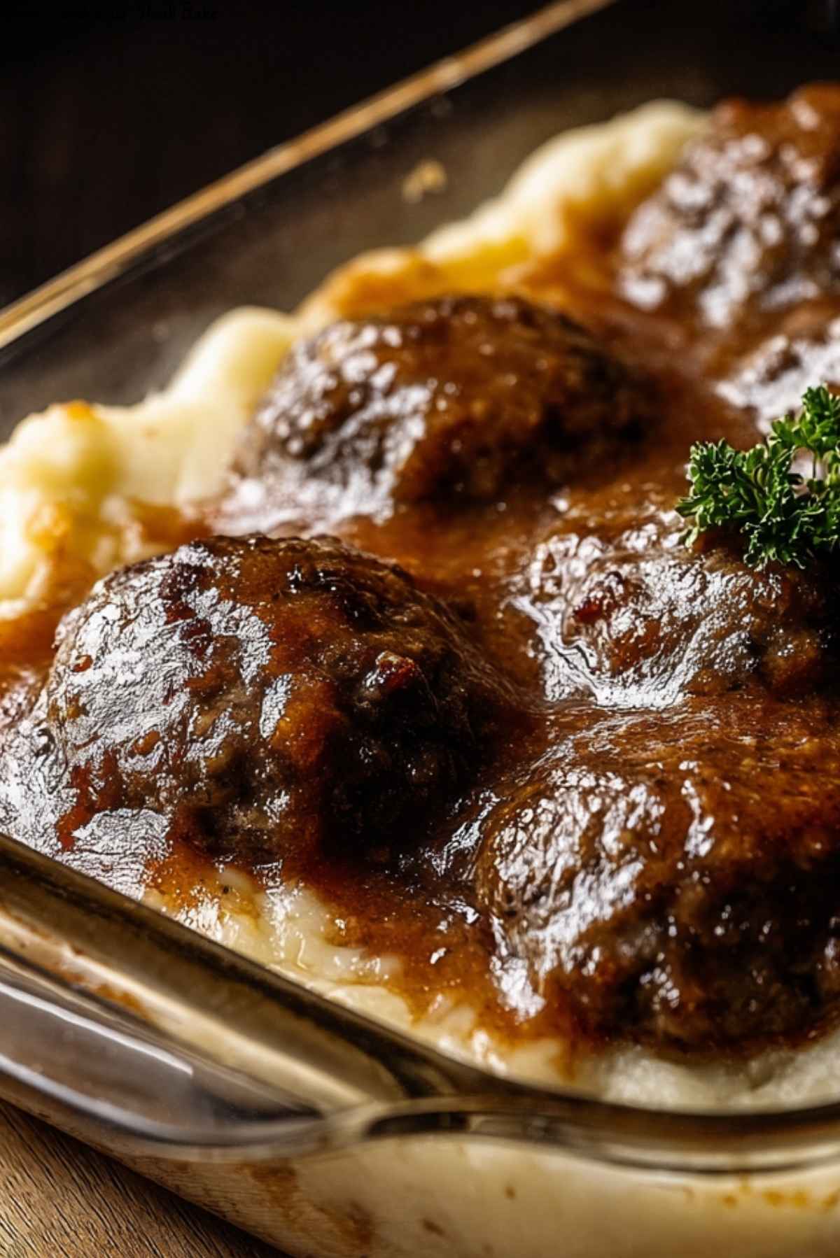 Amish Hamburger Steak Bake