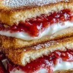 Fried Strawberry Cheesecake Sandwiches 5 Fried Strawberry Cheesecake Sandwiches