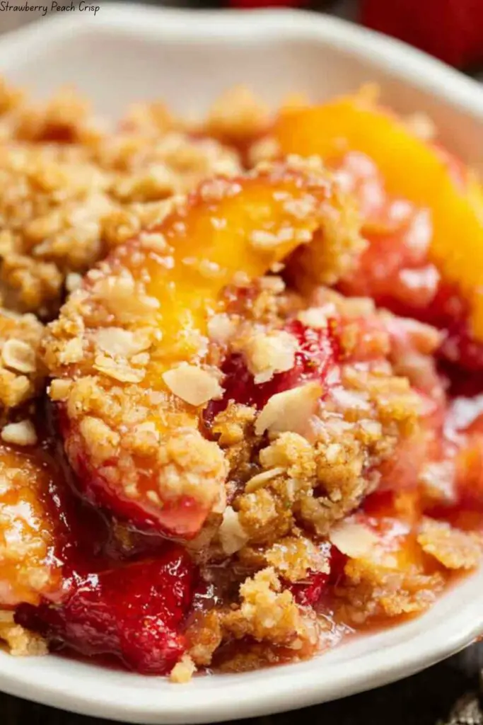 Strawberry Peach Crisp 4 Strawberry Peach Crisp