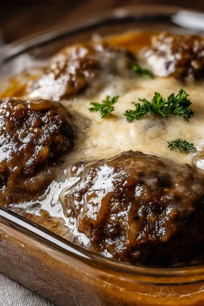 Amish Hamburger Steak Bake 4 Amish Hamburger Steak Bake