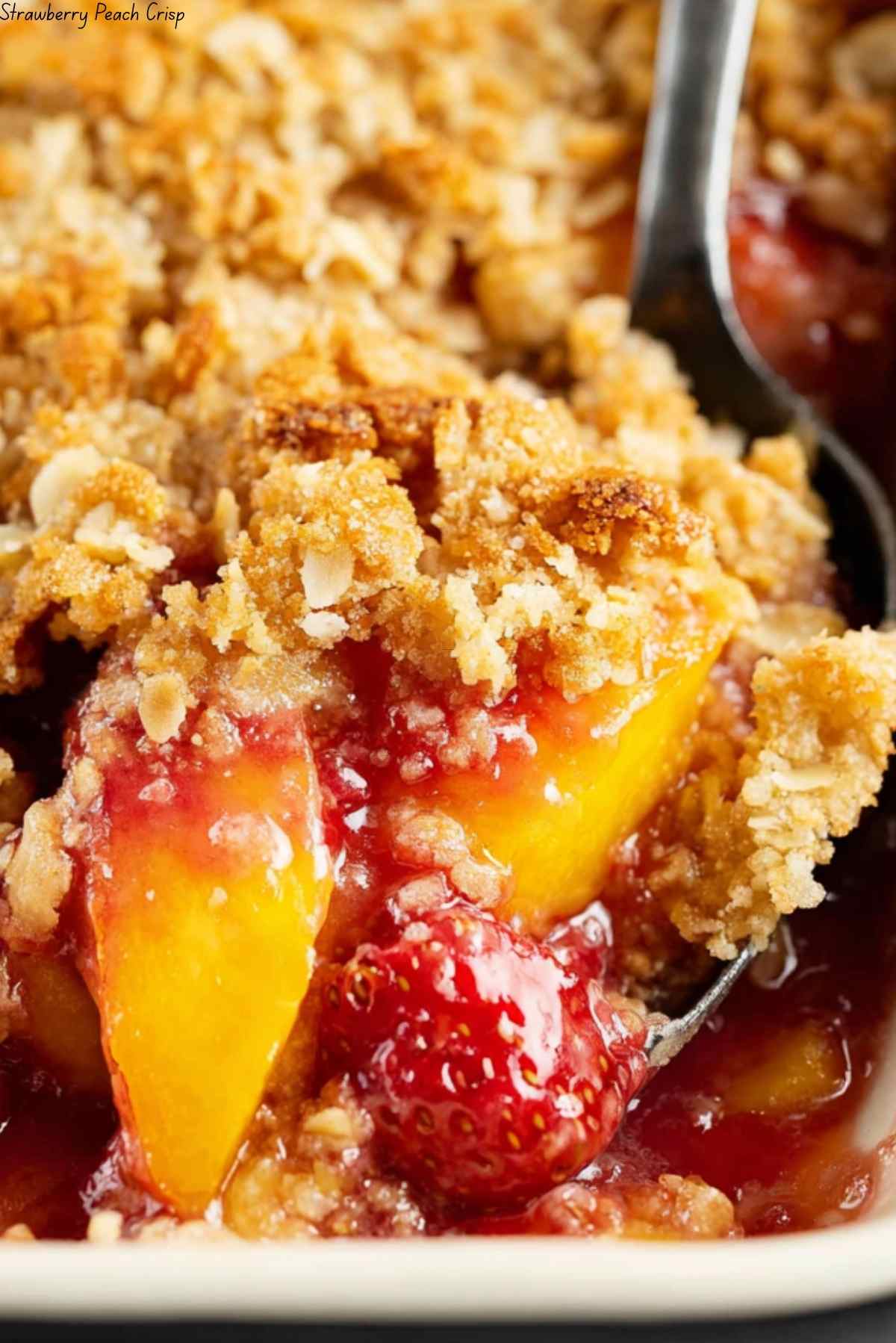 Strawberry Peach Crisp