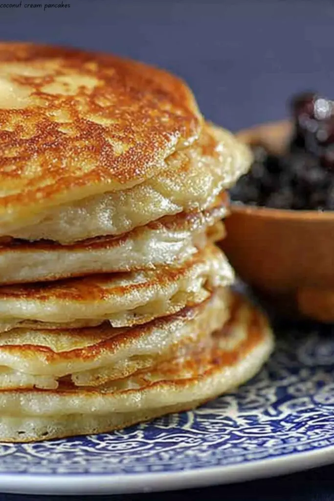 Coconut Cream Pancakes 4 Coconut Cream Pancakes