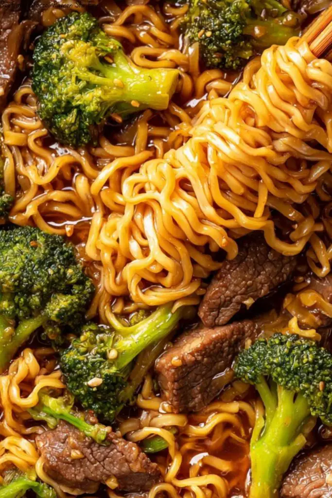 Beef and Broccoli Ramen Stir Fry 4 Beef and Broccoli Ramen Stir Fry