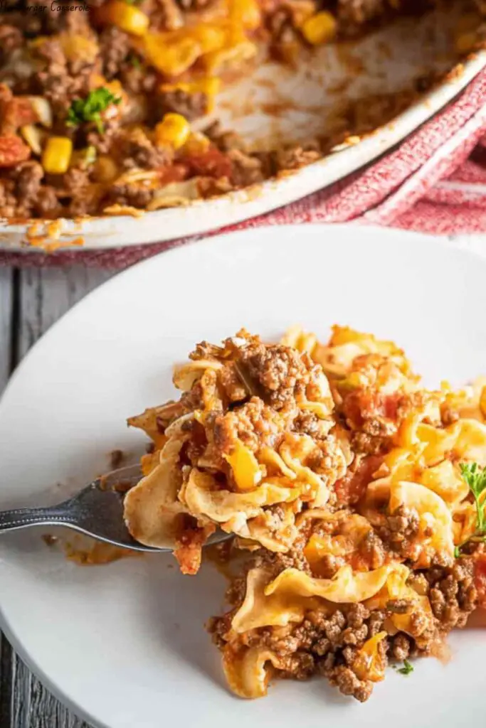 Hamburger Casserole 4 Hamburger Casserole