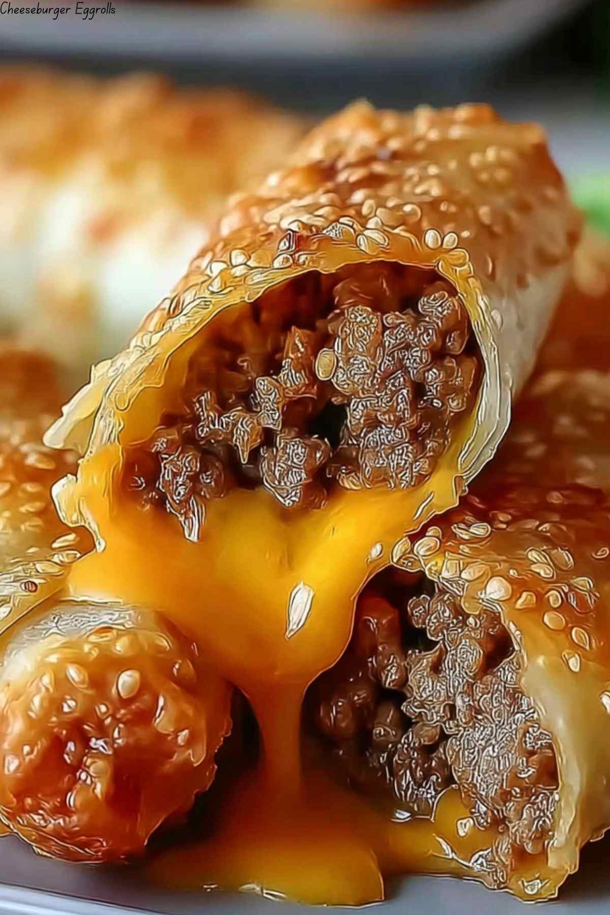 Cheeseburger Eggrolls