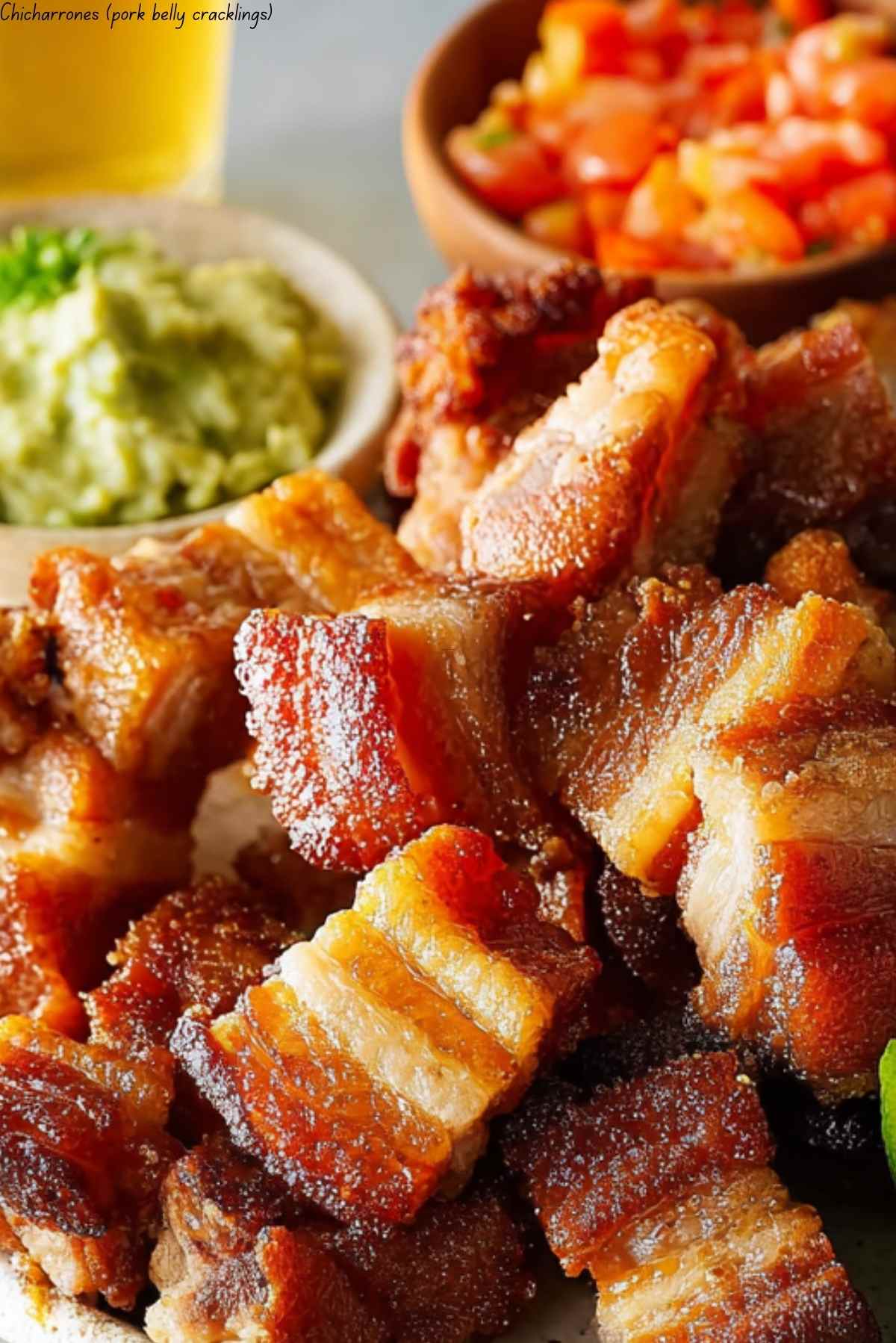 Chicharrones (pork belly cracklings)