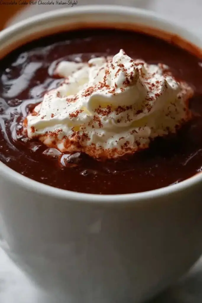 Cioccolata Calda (Hot Chocolate Italian-Style) 4 Cioccolata Calda (Hot Chocolate Italian-Style)