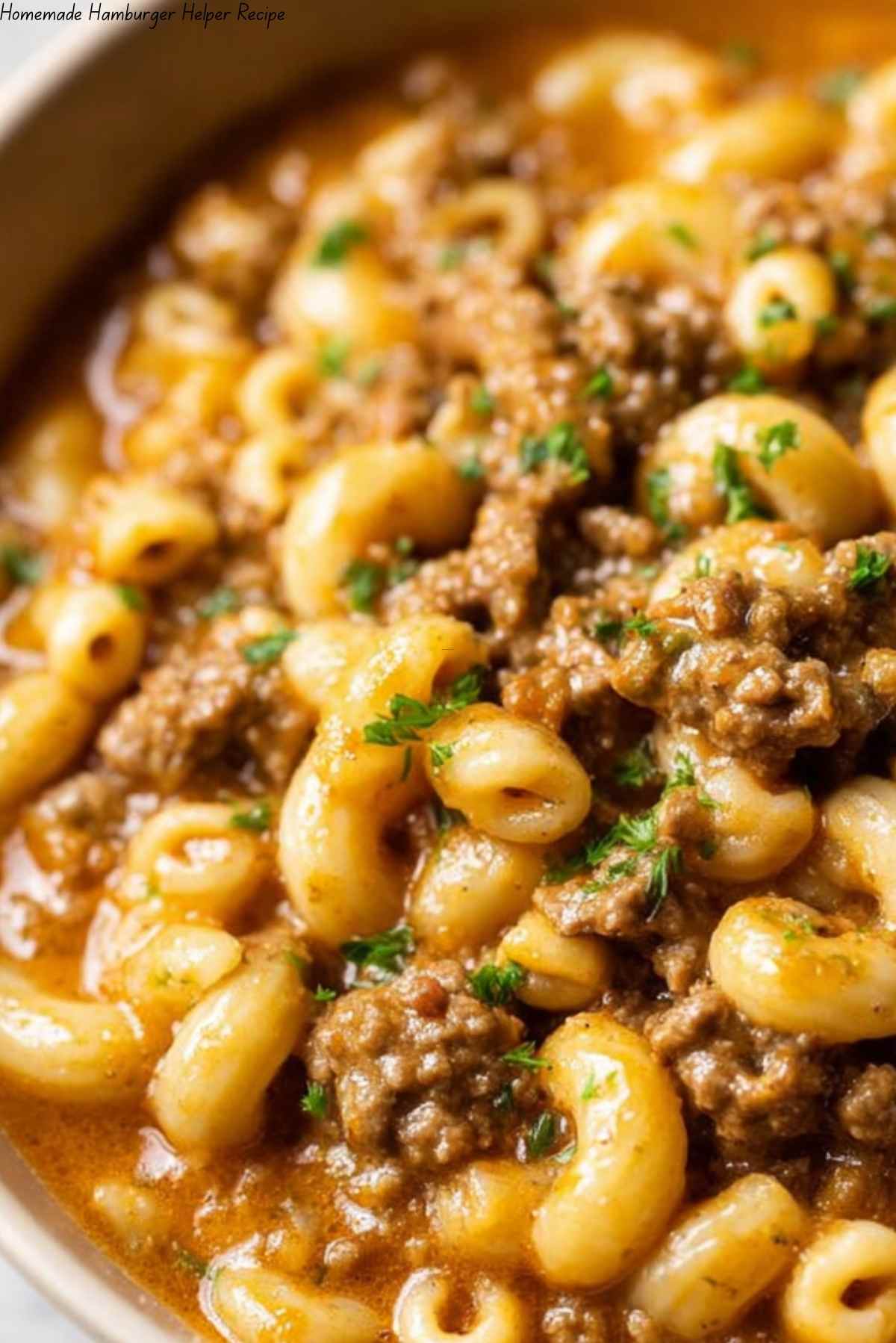 Homemade Hamburger Helper Recipe
