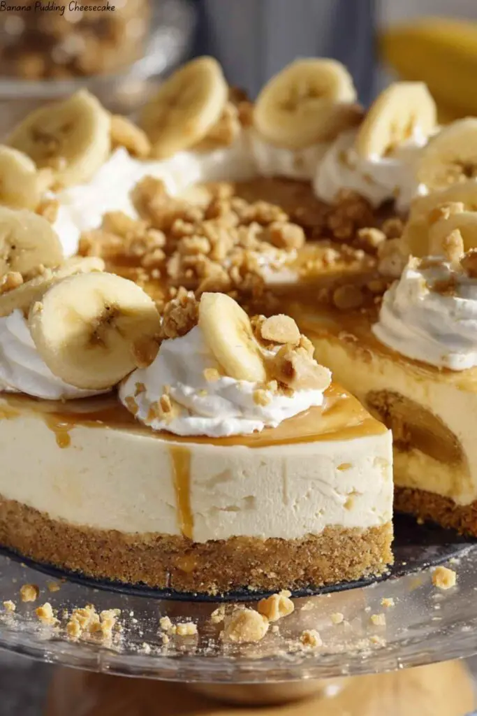 Banana Pudding Cheesecake 4 Banana Pudding Cheesecake