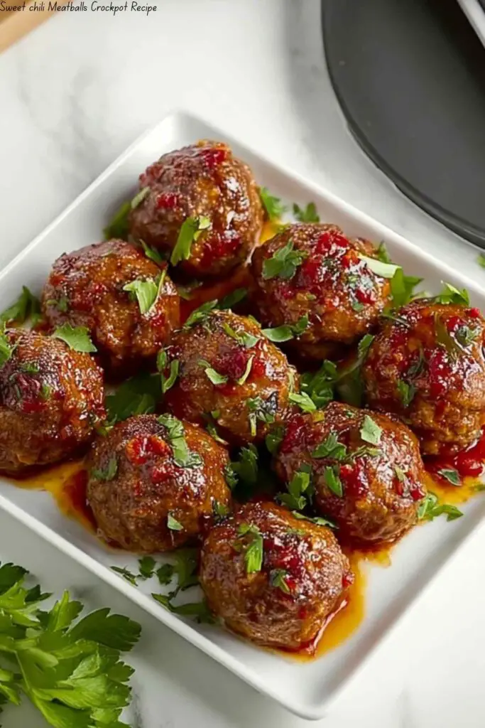 Sweet Chili Meatballs Crockpot Recipe 4 Sweet Chili Meatballs Crockpot Recipe