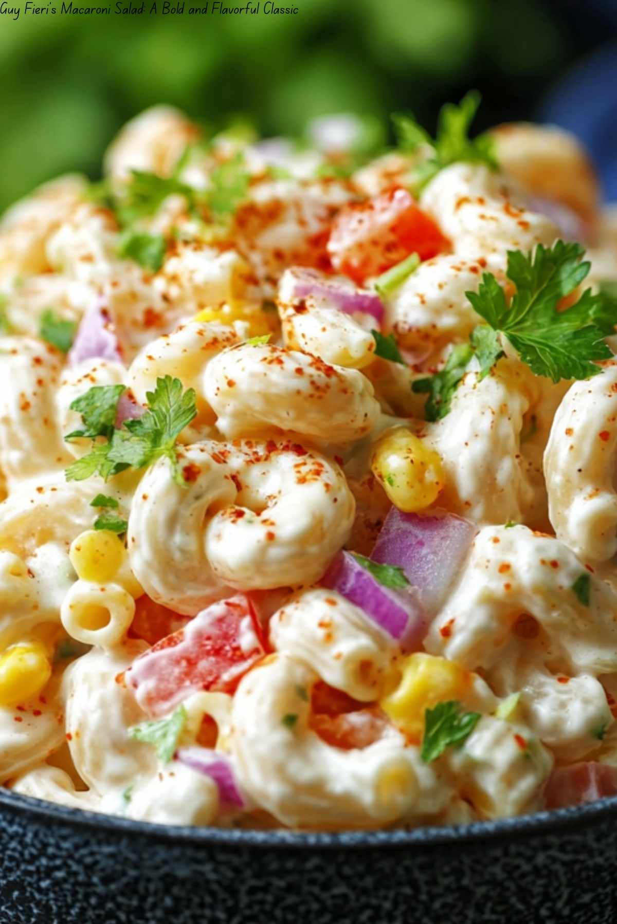 Guy Fieri’s Macaroni Salad: A Bold and Flavorful Classic