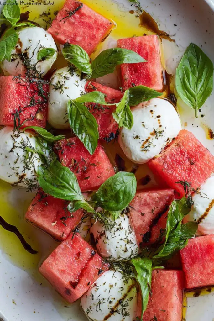 Burrata Watermelon Salad 4 Burrata Watermelon Salad