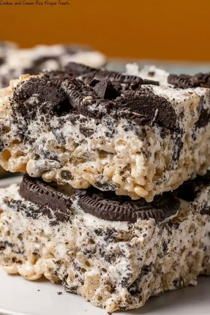 Cookies and Cream Rice Krispie Treats
