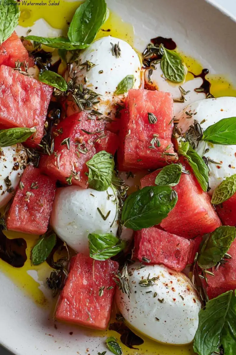 Burrata Watermelon Salad