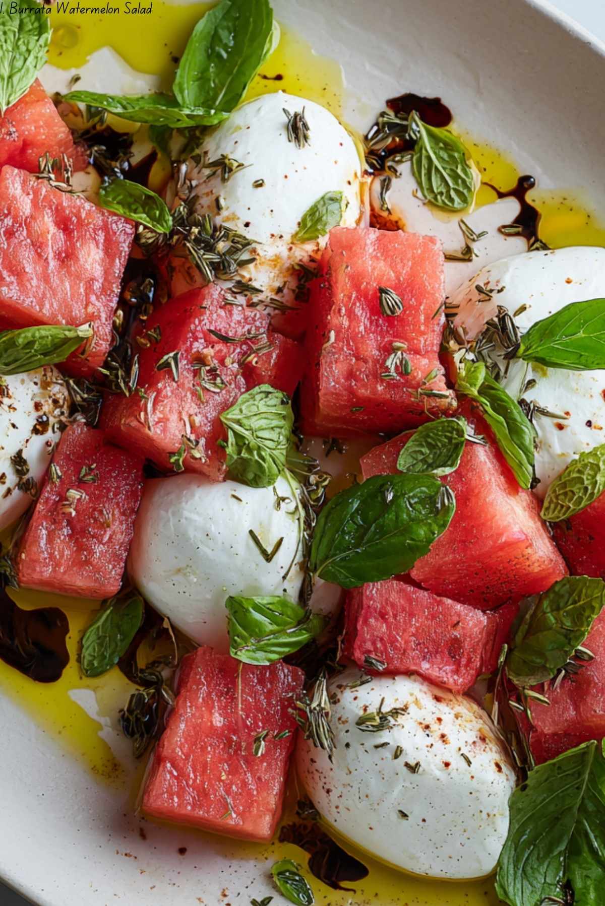 Burrata Watermelon Salad