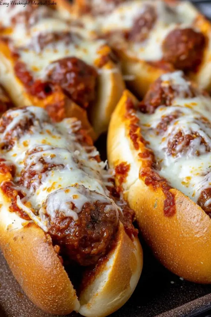 Easy Weeknight Meatball Subs 4 Easy Weeknight Meatball Subs