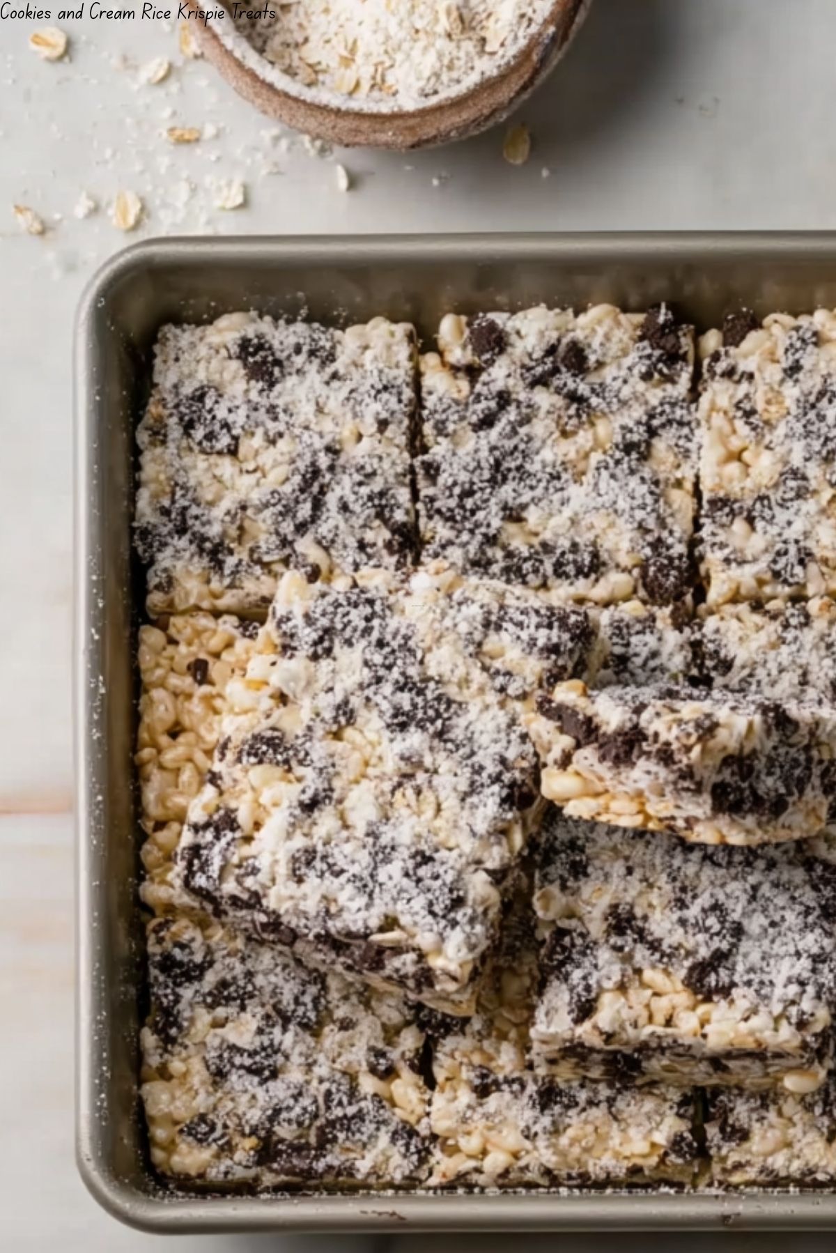 Cookies and Cream Rice Krispie Treats