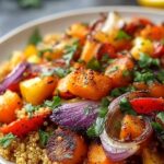 Quinoa Salad with Roasted Veggies & Lemon Dressing 5 Quinoa Salad with Roasted Veggies & Lemon Dressing