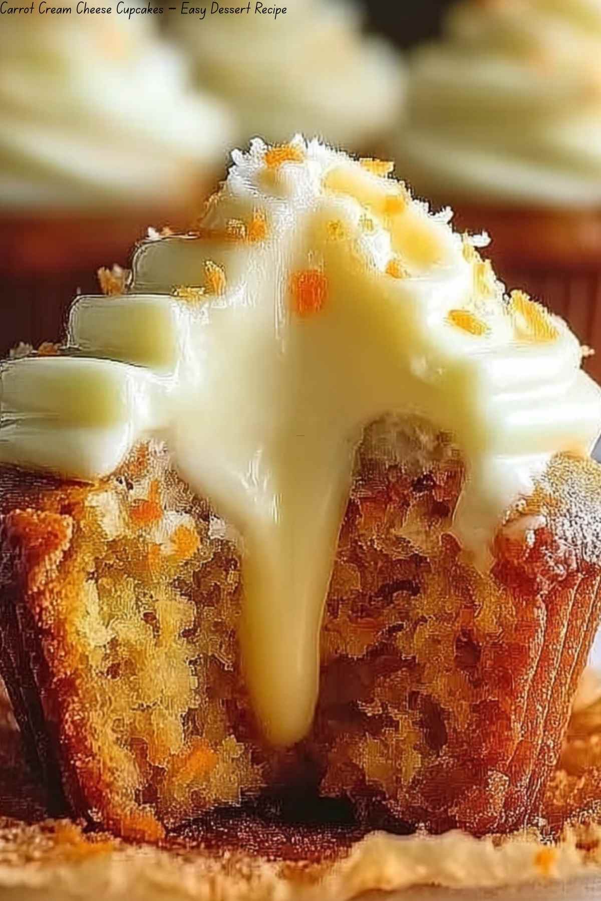 Carrot Cream Cheese Cupcakes – Easy Dessert Recipe