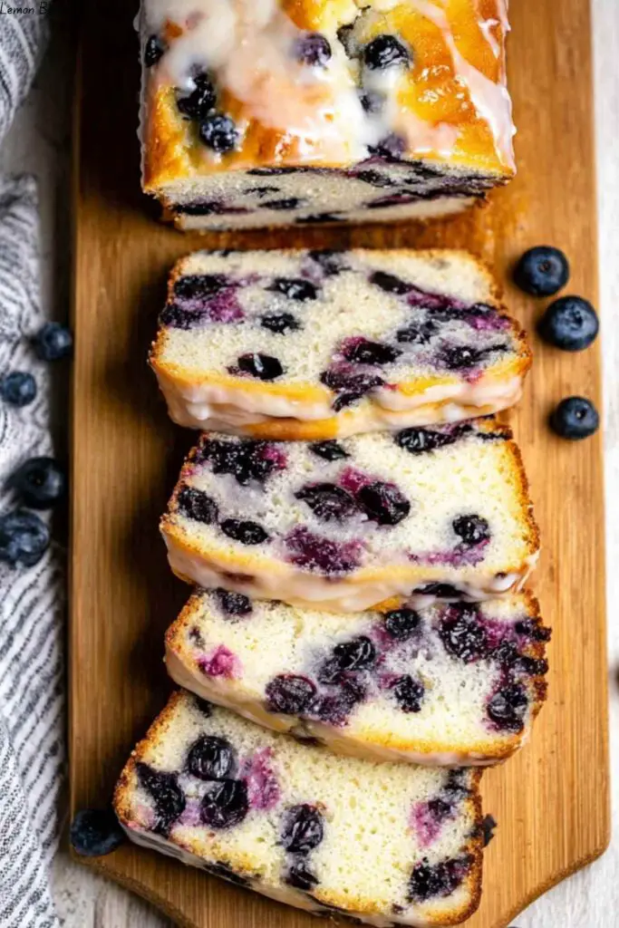 Lemon Blueberry Bread 4 Lemon Blueberry Bread