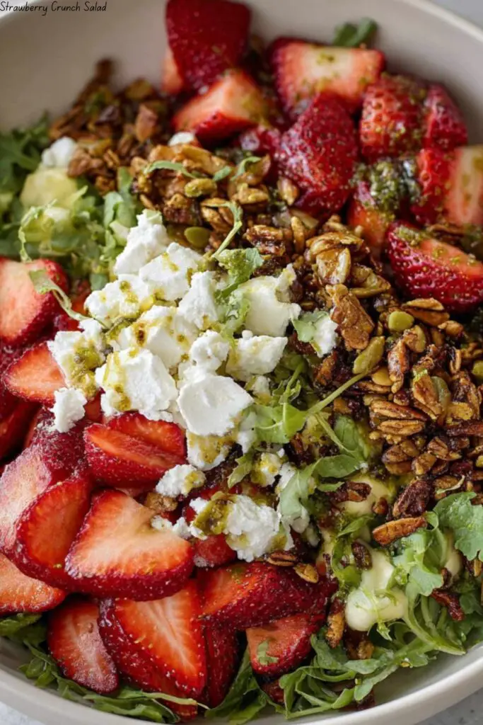 Strawberry Crunch Salad 4 Strawberry Crunch Salad