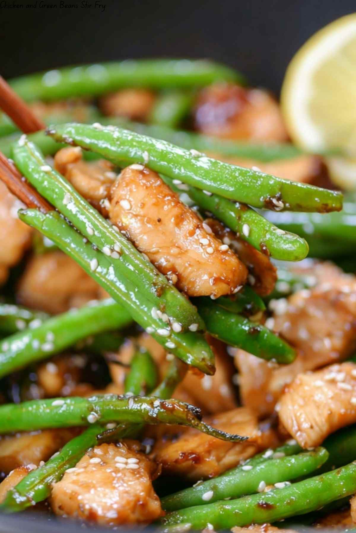 Chicken and Green Beans Stir Fry