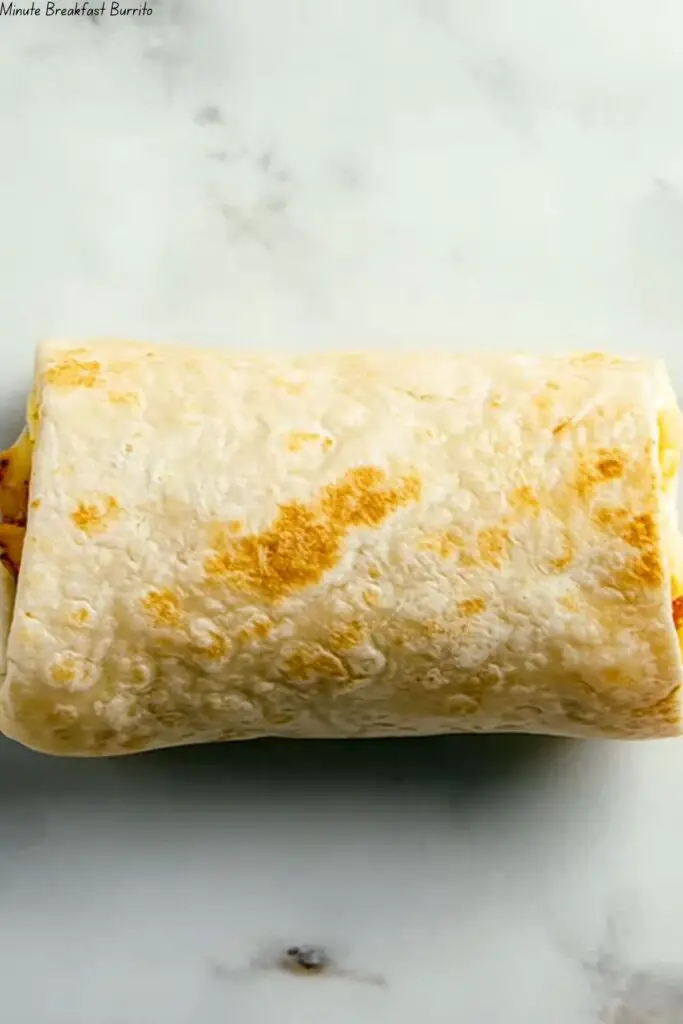 Minute Breakfast Burrito